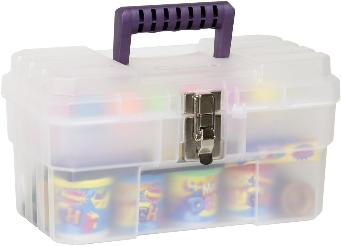 Akro-Mils 09514 ProBox Plastic Toolbox with Removable Tray for Tools, Hobby or Craft Storage, 14-Inch x 8-Inch x 8-Inch, Red Akro-Mils 09514 ProBox Plastic Toolbox with Removable Tray for Tools, Hobby or Craft Storage, 14-Inch x 8-Inch x 8-Inch, Red