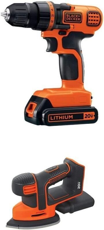 BLACK+DECKER 20V MAX Cordless Drill and Driver, 3/8 Inch, With LED Work Light, Battery and Charger Included (LDX120C) BLACK+DECKER 20V MAX Cordless Drill and Driver, 3/8 Inch, With LED Work Light, Battery and Charger Included (LDX120C)