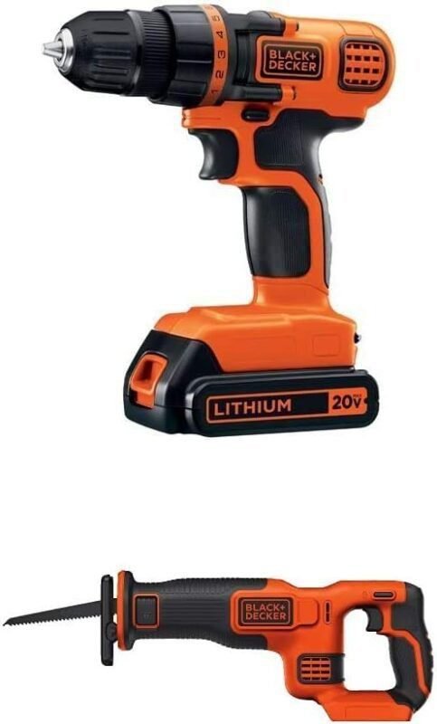 BLACK+DECKER 20V MAX Cordless Drill and Driver, 3/8 Inch, With LED Work Light, Battery and Charger Included (LDX120C) BLACK+DECKER 20V MAX Cordless Drill and Driver, 3/8 Inch, With LED Work Light, Battery and Charger Included (LDX120C)
