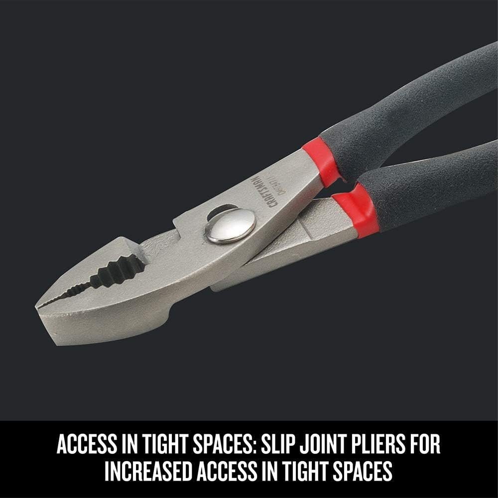 CRAFTSMAN Home Tool Kit / Mechanics Tool Set, 57-Piece, Hammer, Screwdrivers, Drill Bits, Sockets, Ratchet, Hex Keys, Tape Measure, Pliers and More (CMMT99446) CRAFTSMAN Home Tool Kit / Mechanics Tool Set, 57-Piece, Hammer, Screwdrivers, Drill Bits, Sockets, Ratchet, Hex Keys, Tape Measure, Pliers and More (CMMT99446)