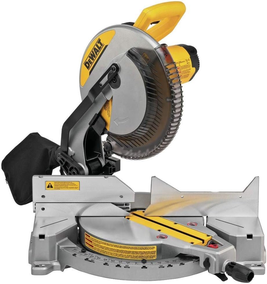 DEWALT 12-Inch Miter Saw, 15-Amp, Single Bevel, Compound (DWS715) DEWALT 12-Inch Miter Saw, 15-Amp, Single Bevel, Compound (DWS715)