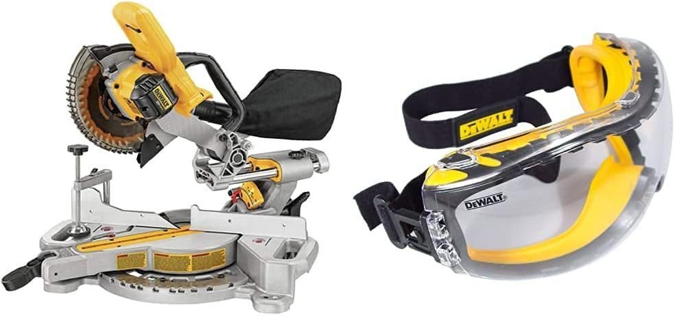DEWALT 20V MAX 7-1/4-Inch Miter Saw, Tool Only, Cordless (DCS361B)
