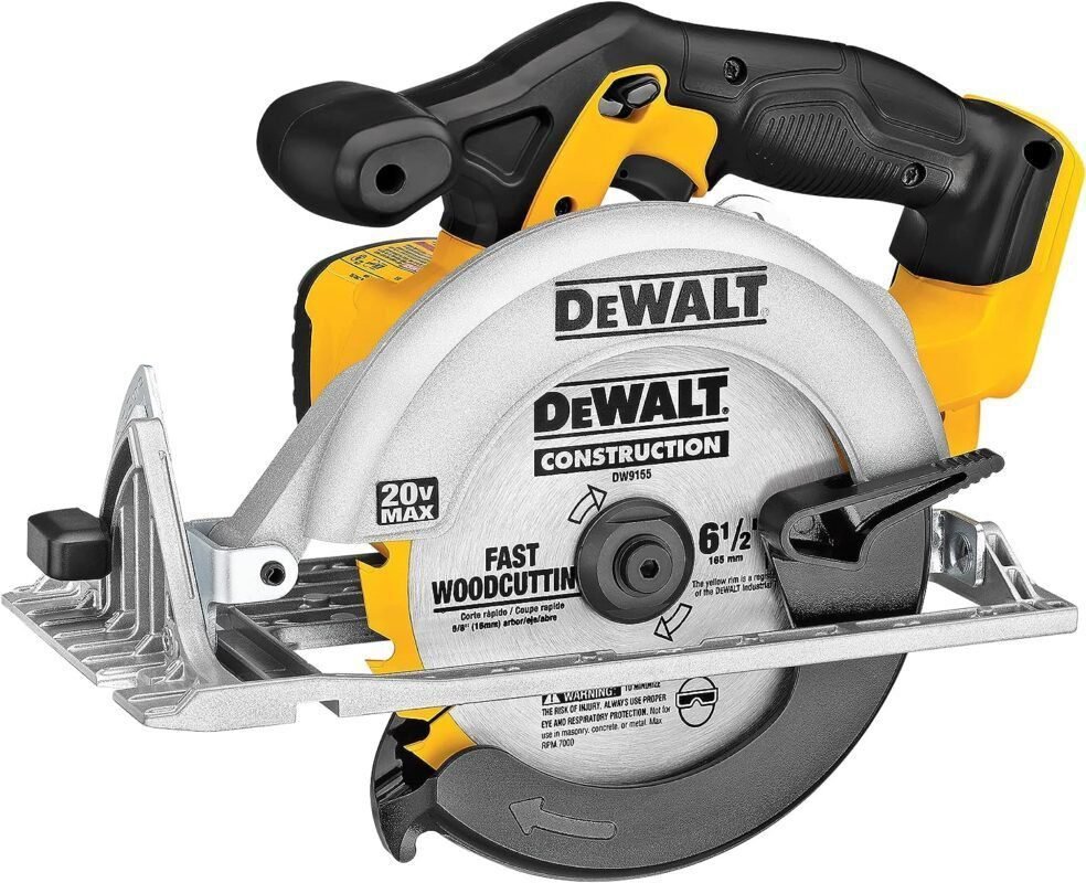 DEWALT 20V MAX Circular Saw, 6-1/2-Inch Blade, 460 MWO Engine, 0-50 Degree Bevel Capability, Bare Tool Only (DCS391B) DEWALT 20V MAX Circular Saw, 6-1/2-Inch Blade, 460 MWO Engine, 0-50 Degree Bevel Capability, Bare Tool Only (DCS391B)
