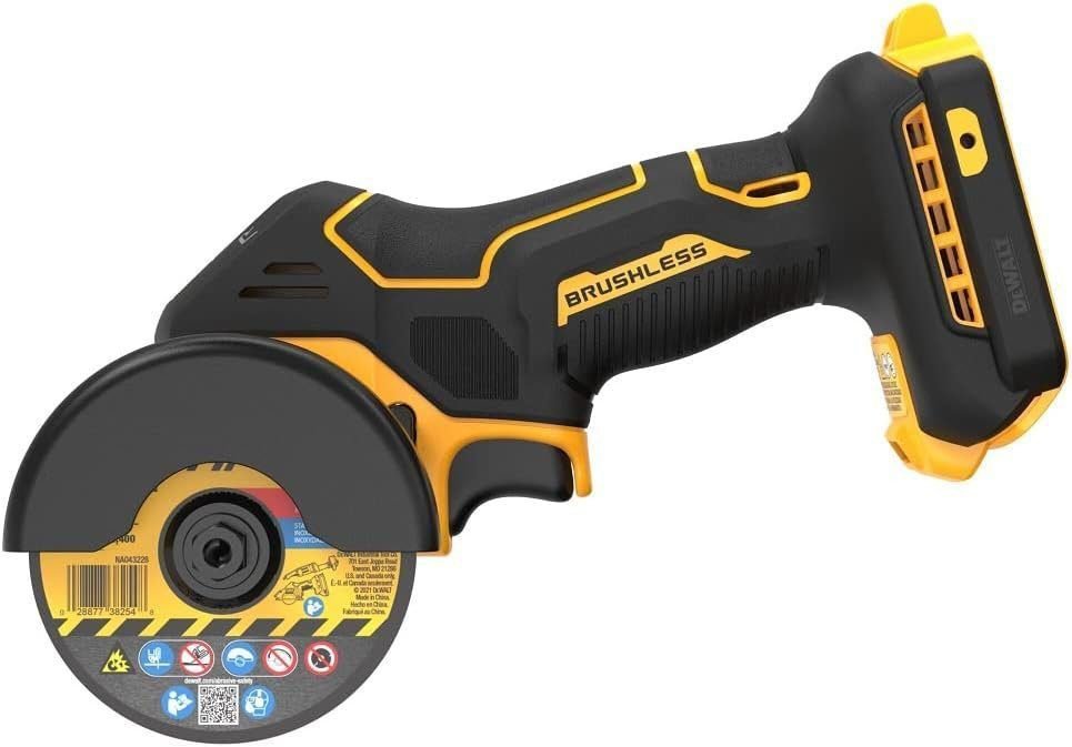 DEWALT 20V MAX Cut Off Tool, 3 in 1, Brushless, Power Through Difficult Materials, Connected LED Work Light, Bare Tool Only (DCS438B)
