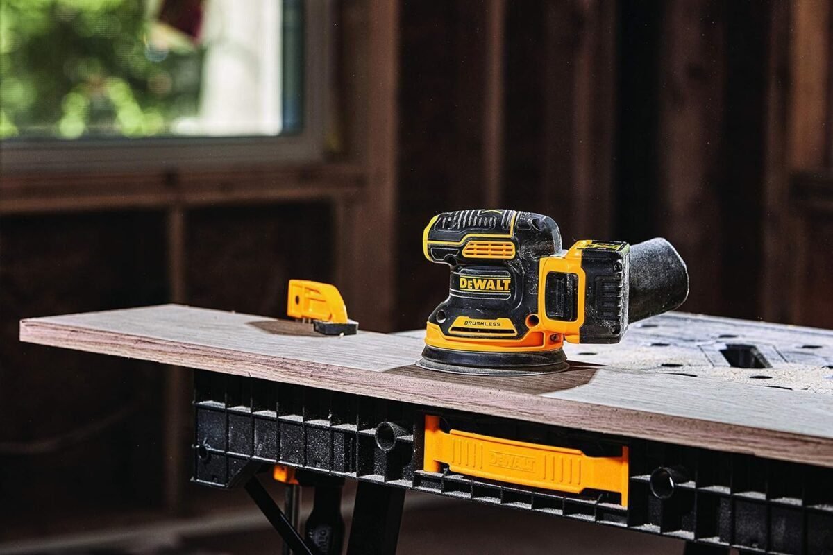 DEWALT 20V MAX Orbital Sander, 12,000 OPM, Brushless Motor for Extra Long Run Time, Bare Tool Only (DCW210B) DEWALT 20V MAX Orbital Sander, 12,000 OPM, Brushless Motor for Extra Long Run Time, Bare Tool Only (DCW210B)