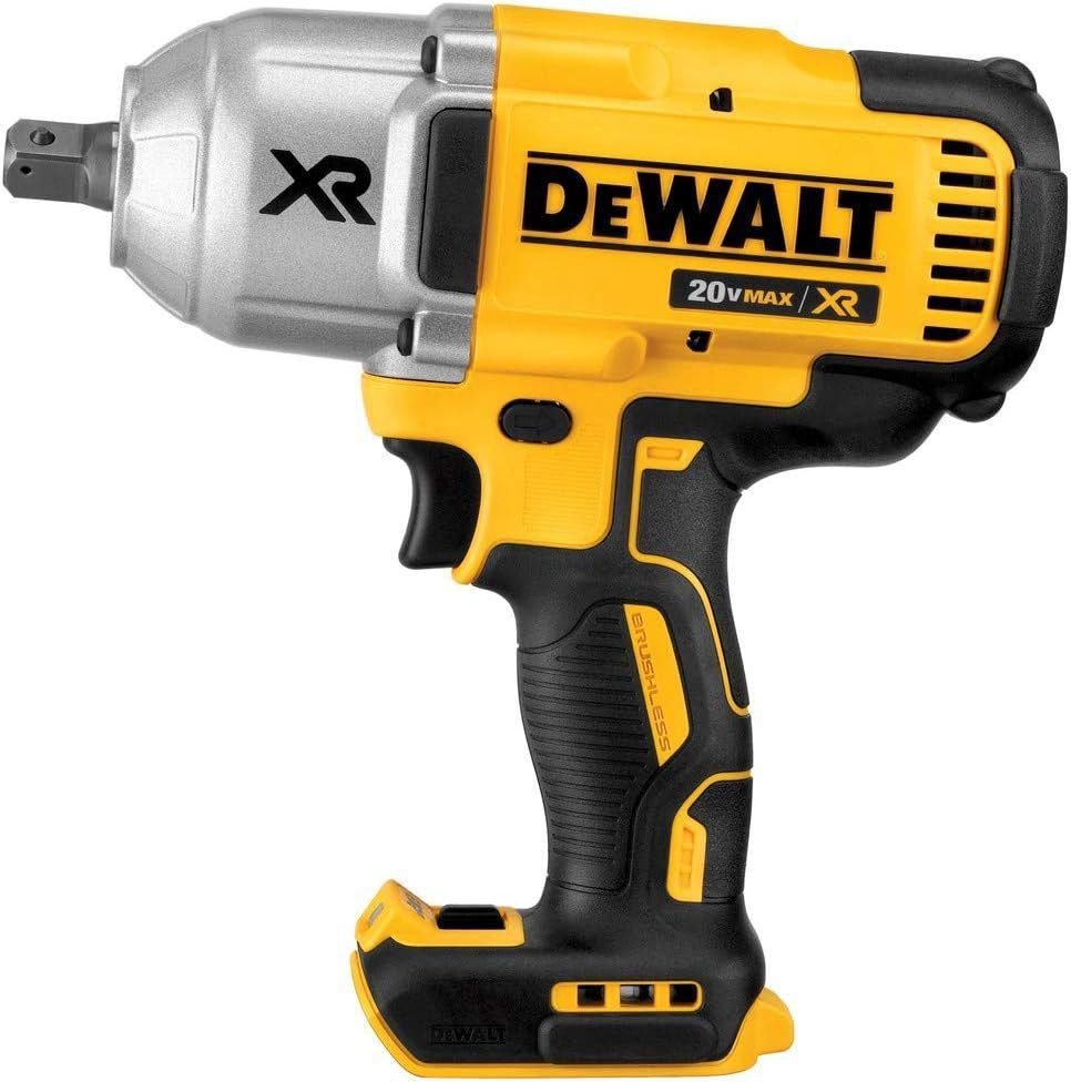 DEWALT 20V MAX XR Brushless High Torque 1/2 Impact Wrench with Detent Anvil, Cordless, Tool Only (DCF899B)