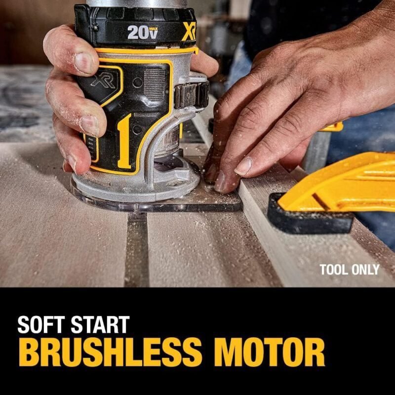 DEWALT 20V Max XR Cordless Router, Brushless, Tool Only (DCW600B) DEWALT 20V Max XR Cordless Router, Brushless, Tool Only (DCW600B)
