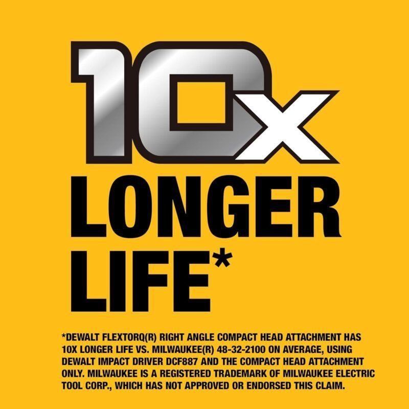 DEWALT Right Angle Attachment, Impact Ready, 1.5 (DWARA120) DEWALT Right Angle Attachment, Impact Ready, 1.5 (DWARA120)