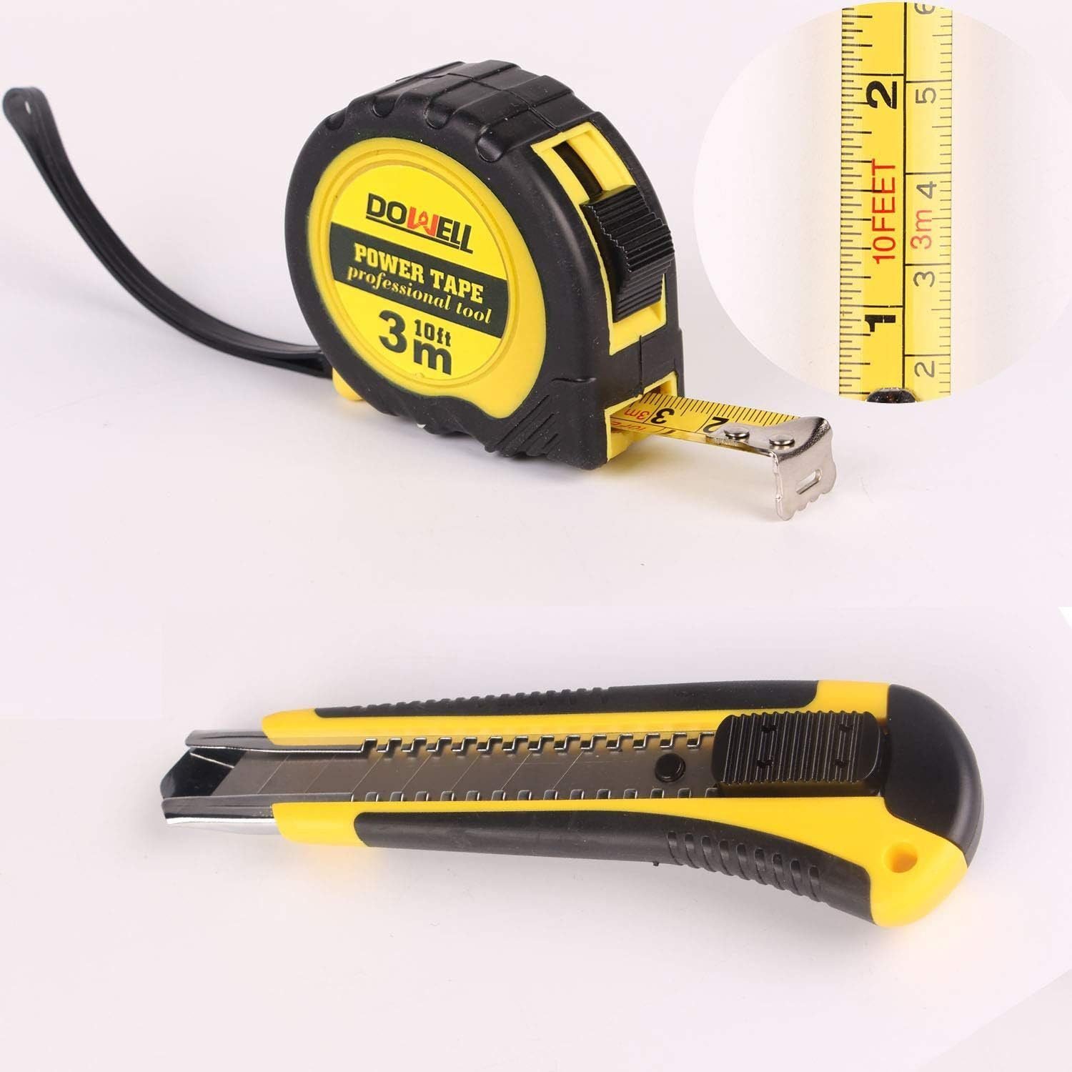 DOWELL 10 Piece Small Tool Kit,Mini Portable Tool Set,Home Repair Hand Tool Kit with Plastic Tool Box Storage Case DOWELL 10 Piece Small Tool Kit,Mini Portable Tool Set,Home Repair Hand Tool Kit with Plastic Tool Box Storage Case