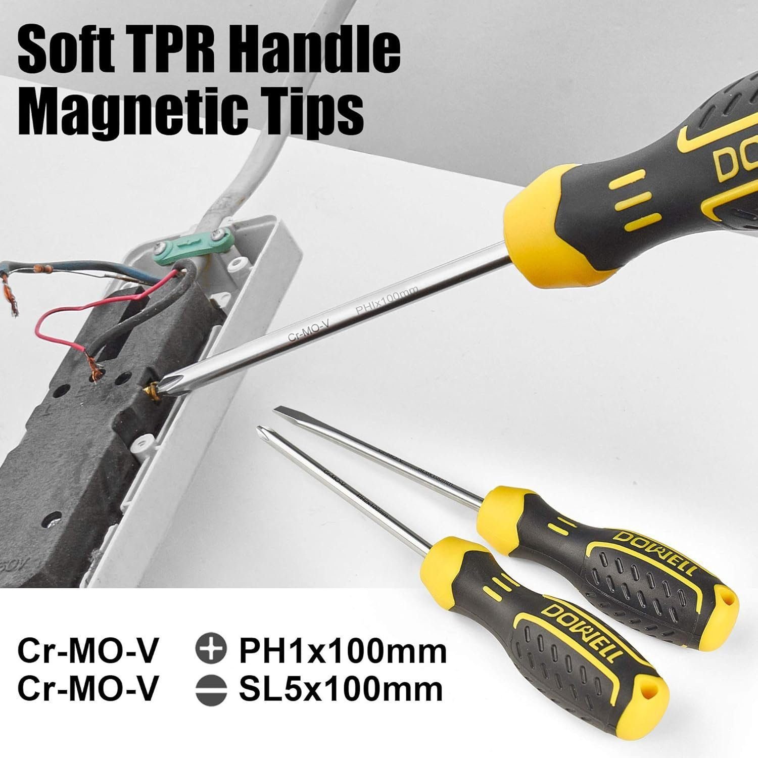 DOWELL 10 Piece Small Tool Kit,Mini Portable Tool Set,Home Repair Hand Tool Kit with Plastic Tool Box Storage Case DOWELL 10 Piece Small Tool Kit,Mini Portable Tool Set,Home Repair Hand Tool Kit with Plastic Tool Box Storage Case