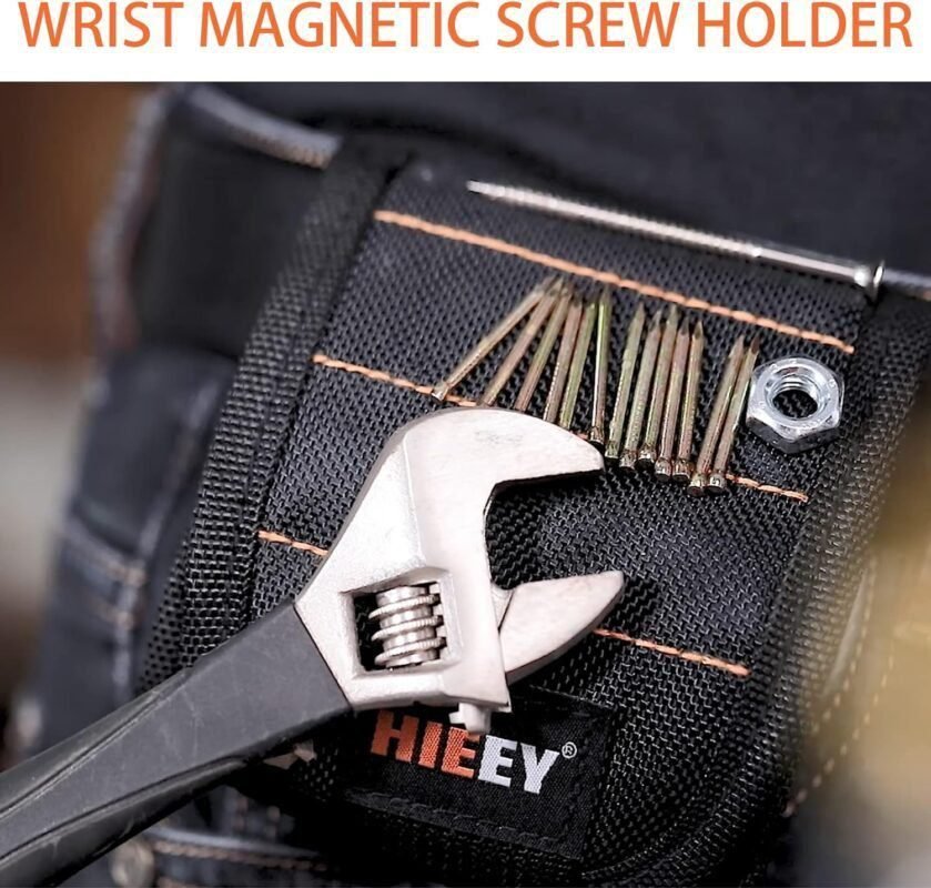 HIEEY 2 Pieces Magnetic Wristband for Holding Screws, Gifts for Men, Tool Belt Magnetic Wristband for Holding Screws, Cool Gadgets Christmas Gifts for Him Men Women Husband HIEEY 2 Pieces Magnetic Wristband for Holding Screws, Gifts for Men, Tool Belt Magnetic Wristband for Holding Screws, Cool Gadgets Christmas Gifts for Him Men Women Husband