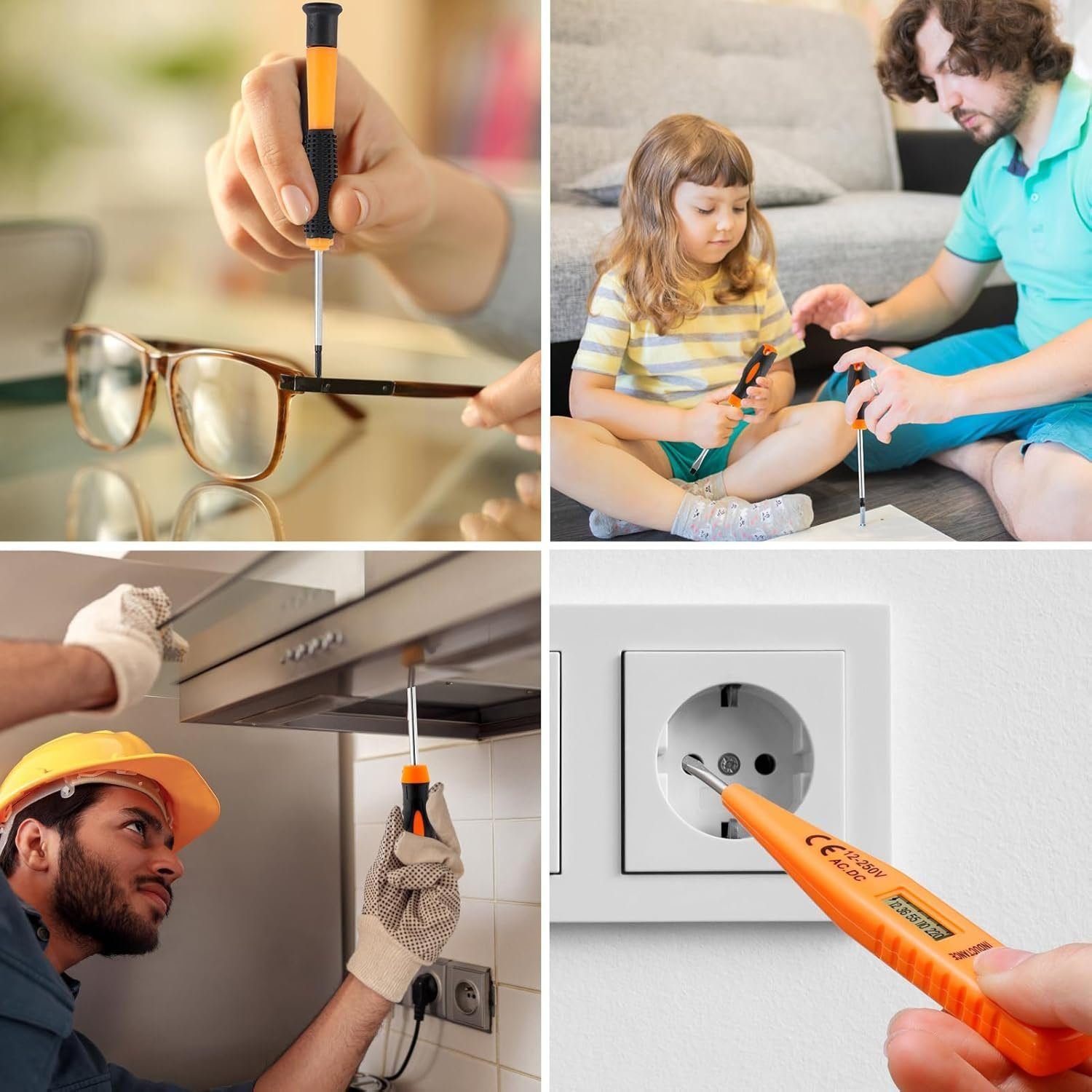 Household Tool Set - 76 Pieces Home Maintenance Tools Kit with Portable Toolbox Basic Repair Tools for Plumber and Electrician (37 Types of Sets) Household Tool Set - 76 Pieces Home Maintenance Tools Kit with Portable Toolbox Basic Repair Tools for Plumber and Electrician (37 Types of Sets)