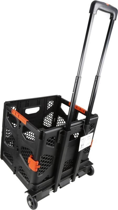 Olympia Tools 85-010 Grand Pack-N-Roll Portable Tools Carrier with Telescopic Handle, 80 Lb. Load Capacity, Black