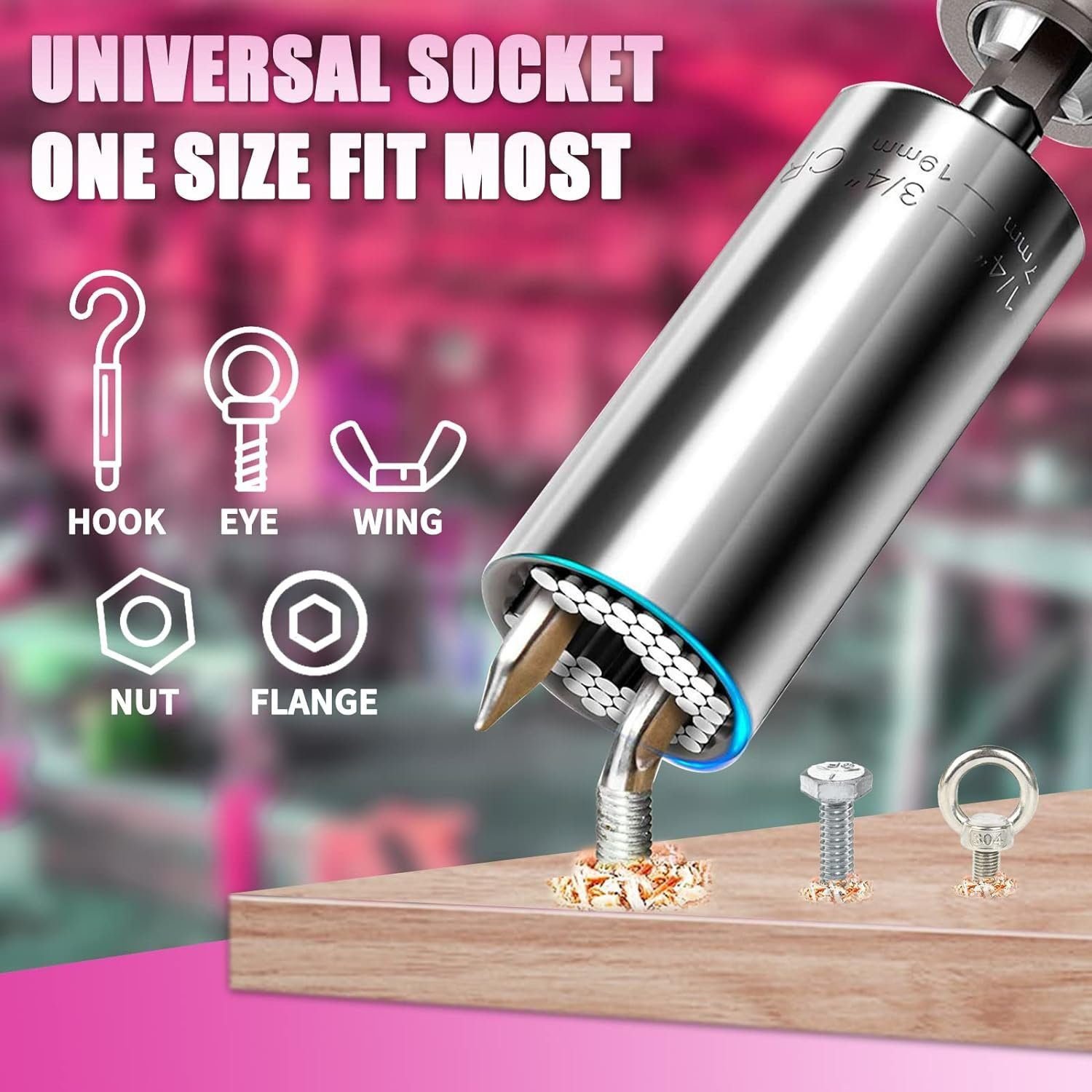 Pink Tool Set, 205 Piece Home Tool Kit with 3.6V Electric Screwdriver and Universal Sockets Tools, Pink Tool Kit with Storage Tool Bag, Tool Sets for Women, for Gift, Home Repair, Dorm Pink Tool Set, 205 Piece Home Tool Kit with 3.6V Electric Screwdriver and Universal Sockets Tools, Pink Tool Kit with Storage Tool Bag, Tool Sets for Women, for Gift, Home Repair, Dorm