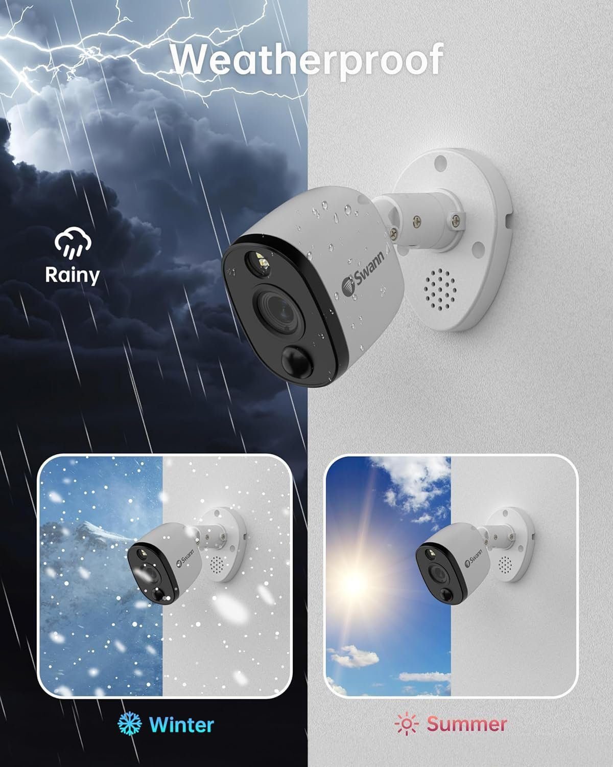 Swann Home DVR Security Camera System with 2TB HDD, 16 Channel 8 Camera, 4K Ultra HD Video, Indoor or Outdoor Wired Surveillance CCTV, Color Night Vision, Heat Motion Detection, LED Lights, 1655808 Swann Home DVR Security Camera System with 2TB HDD, 16 Channel 8 Camera, 4K Ultra HD Video, Indoor or Outdoor Wired Surveillance CCTV, Color Night Vision, Heat Motion Detection, LED Lights, 1655808