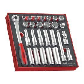Teng Tools 116 Piece 1/2 Inch Drive Socket, Screwdriver Bit Foam Kit Review