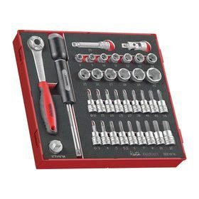 Teng Tools 129 Piece 3/8 Inch Drive Socket, Wrench  Bit Foam Kit Review