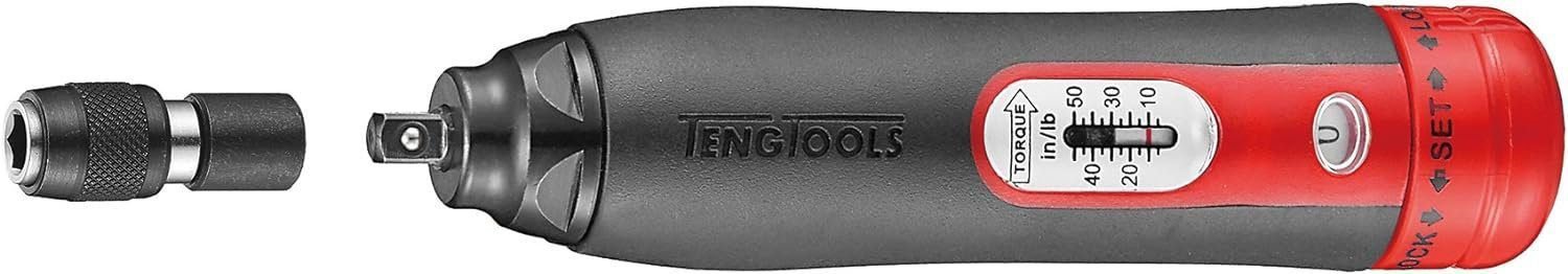 Teng Tools 1/4 Inch Drive Certified Torque Screwdriver 10-50in-lb - 1492USD, Silver Teng Tools 1/4 Inch Drive Certified Torque Screwdriver 10-50in-lb - 1492USD, Silver