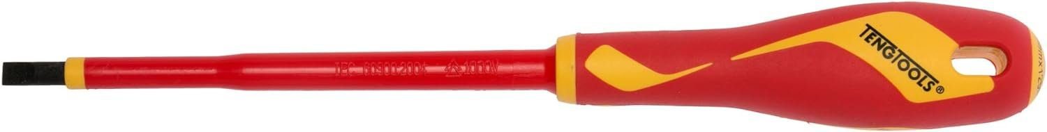 Teng Tools 2.5mm x 75mm 1000 Volt Insulated Flat Type Screwdriver - MDV820N Teng Tools 2.5mm x 75mm 1000 Volt Insulated Flat Type Screwdriver - MDV820N