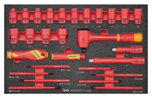 Teng Tools 28 Piece 1000 Volt Insulated 3/8 Inch Drive 6 Point Shallow Socket, Extension Bar, Ratchet Screwdriver Review Teng Tools 28 Piece 1000 Volt Insulated 3/8 Inch Drive 6 Point Shallow Socket, Extension Bar, Ratchet Screwdriver Review