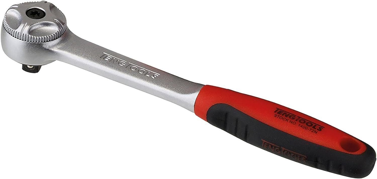 Teng Tools 3 Piece Mixed Drive 72 Teeth Ratchet Set - 120072N-KIT1, Silver Teng Tools 3 Piece Mixed Drive 72 Teeth Ratchet Set - 120072N-KIT1, Silver