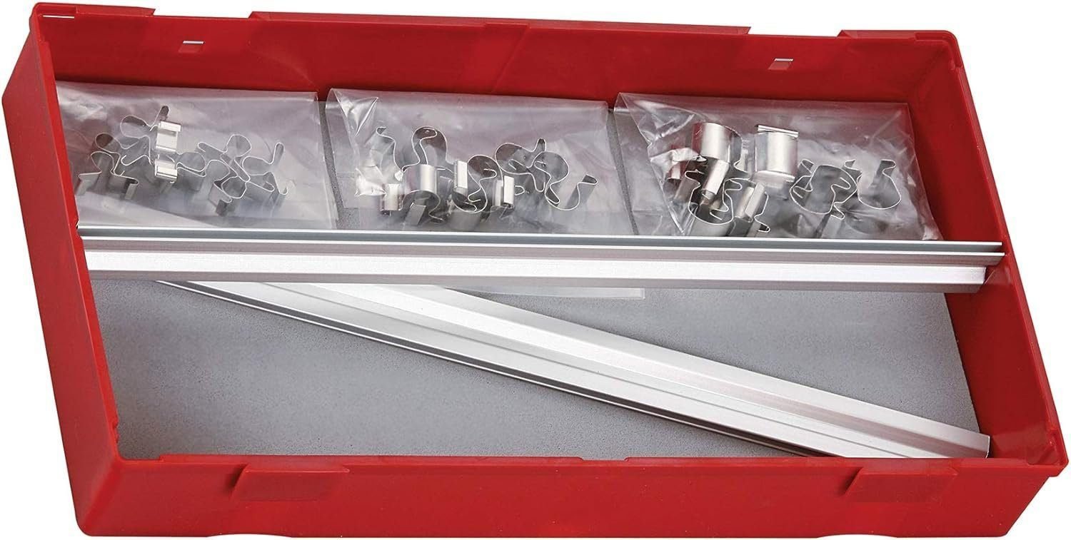 Teng Tools 32 Piece Aluminum Rail and Socket Clip Tool Set For Socket Storage - TTALU Teng Tools 32 Piece Aluminum Rail and Socket Clip Tool Set For Socket Storage - TTALU