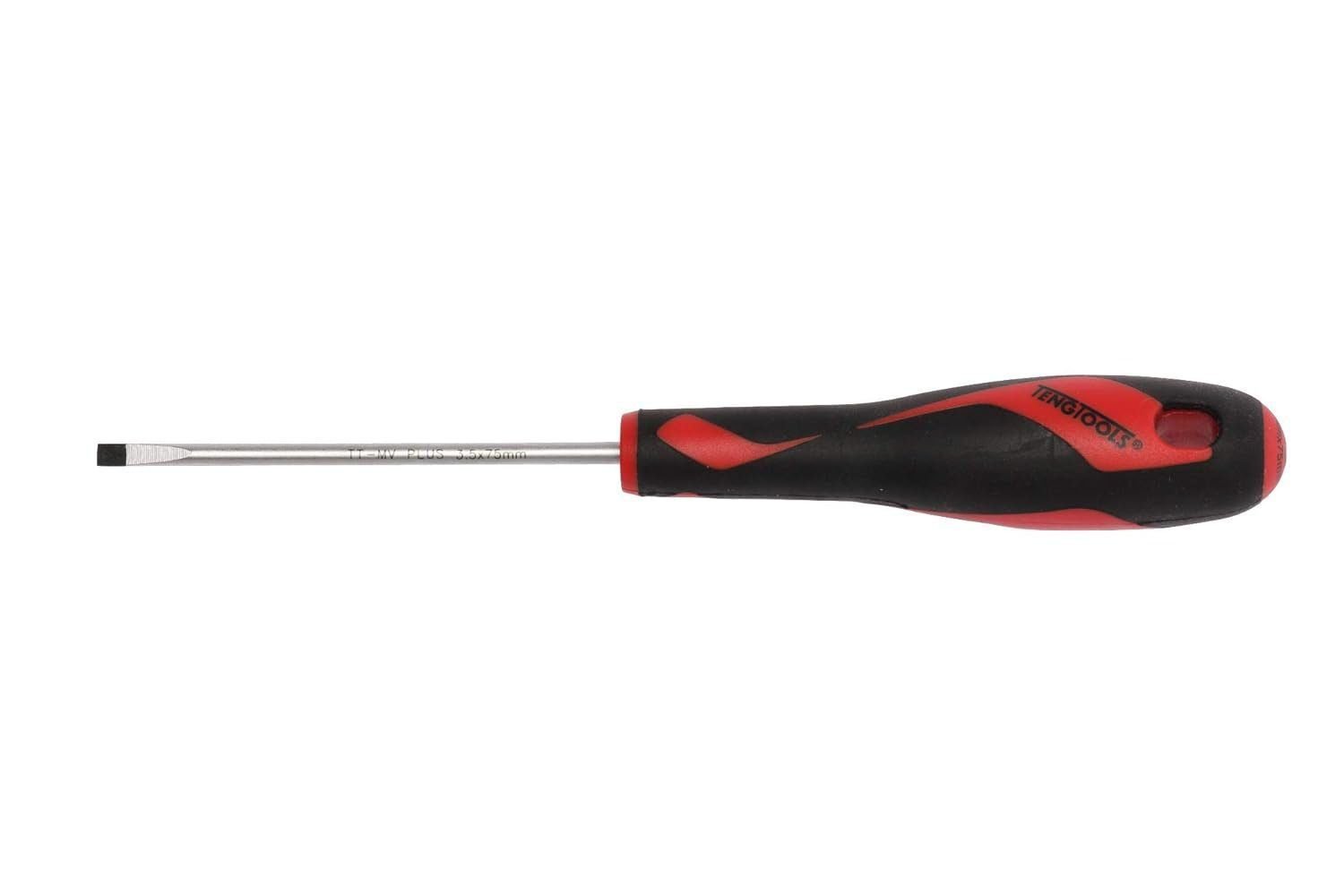 Teng Tools 3.5mm / 9/64 Inch x 75mm / 3 Inch Long Flat Type Slotted Head Screwdriver - MD916N Teng Tools 3.5mm / 9/64 Inch x 75mm / 3 Inch Long Flat Type Slotted Head Screwdriver - MD916N