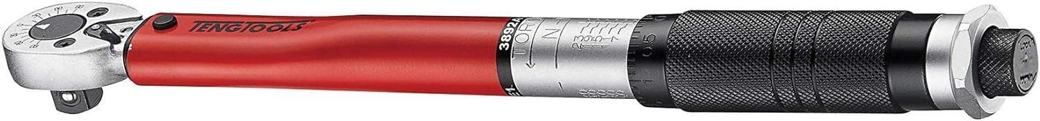 Teng Tools 3/8 Inch Drive Torque Wrench 5-25Nm - 3892AG-E1, Silver Teng Tools 3/8 Inch Drive Torque Wrench 5-25Nm - 3892AG-E1, Silver