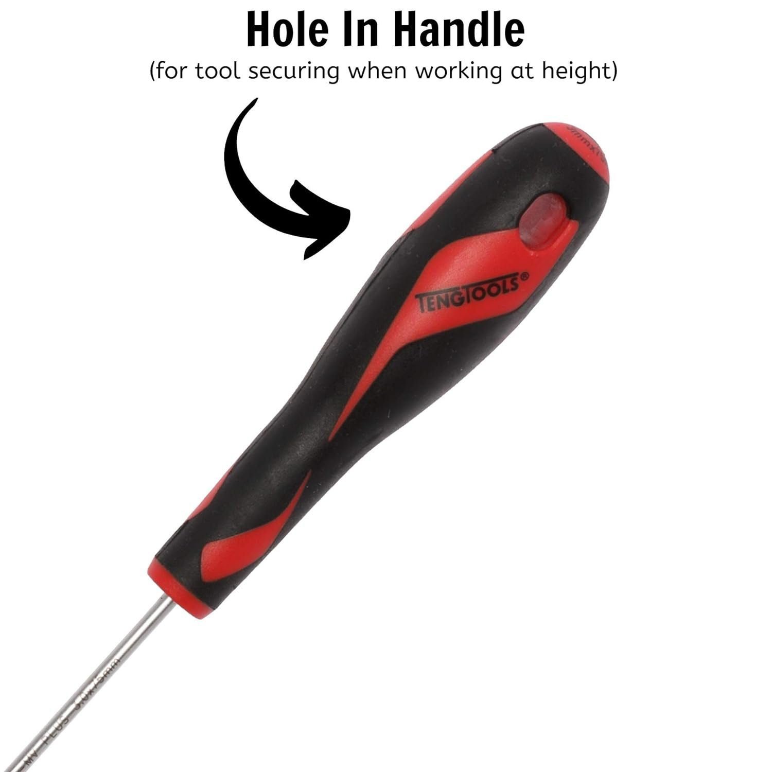 Teng Tools 3mm / 1/8 Inch x 75mm / 3 Inch Long Flat Type Slotted Head Screwdriver - MD920N Teng Tools 3mm / 1/8 Inch x 75mm / 3 Inch Long Flat Type Slotted Head Screwdriver - MD920N