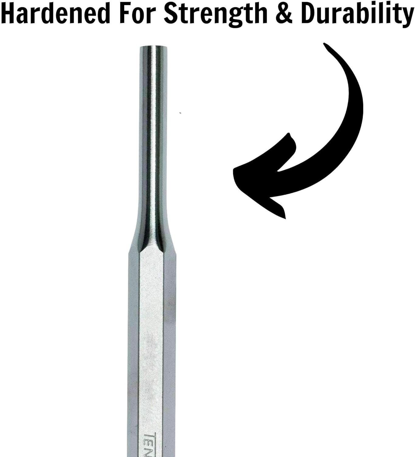 Teng Tools 3mm Metric Professional Hardened Steel Parallel Pin Punch - PP03 Teng Tools 3mm Metric Professional Hardened Steel Parallel Pin Punch - PP03