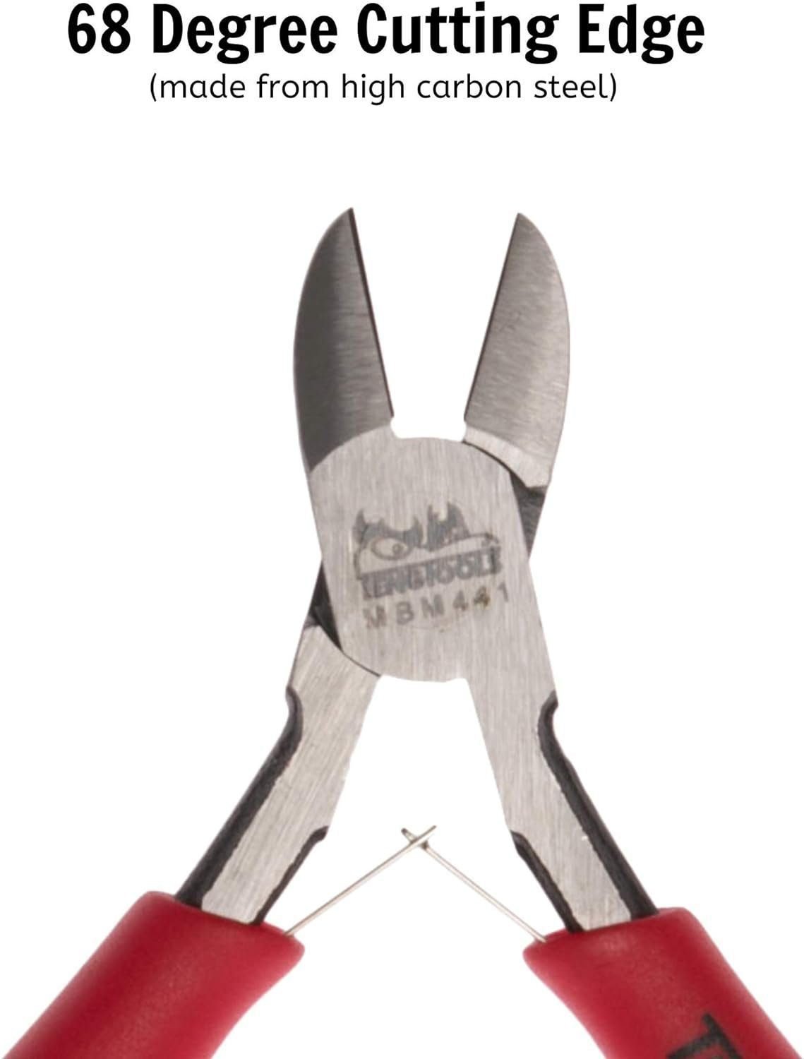 Teng Tools 5 Inch Mini Side Cutter Diagonal Wire Cutting Pliers/Repair Tool - MBM441 Teng Tools 5 Inch Mini Side Cutter Diagonal Wire Cutting Pliers/Repair Tool - MBM441