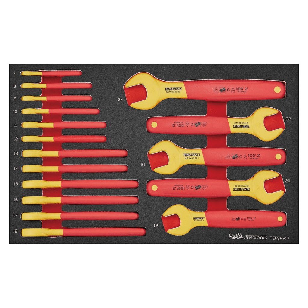 Teng Tools 52 Piece 1000 Volt Insulated Torque Screwdriver, Open Ended Wrench Electrician Portable EVA Foam Tool Kit Review Teng Tools 52 Piece 1000 Volt Insulated Torque Screwdriver, Open Ended Wrench Electrician Portable EVA Foam Tool Kit Review