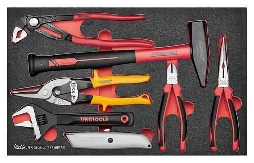 Teng Tools 7 Piece Plier, Wrench, Engineer Hammer, Knife Tin Snips Review Teng Tools 7 Piece Plier, Wrench, Engineer Hammer, Knife Tin Snips Review