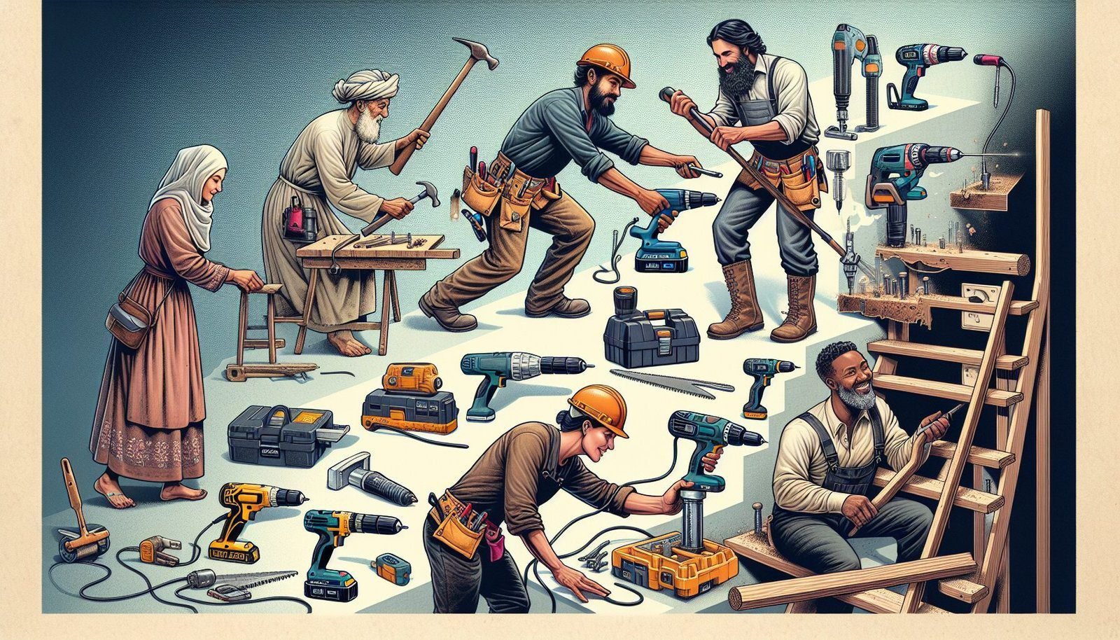 The Evolution of Power Tools in Construction