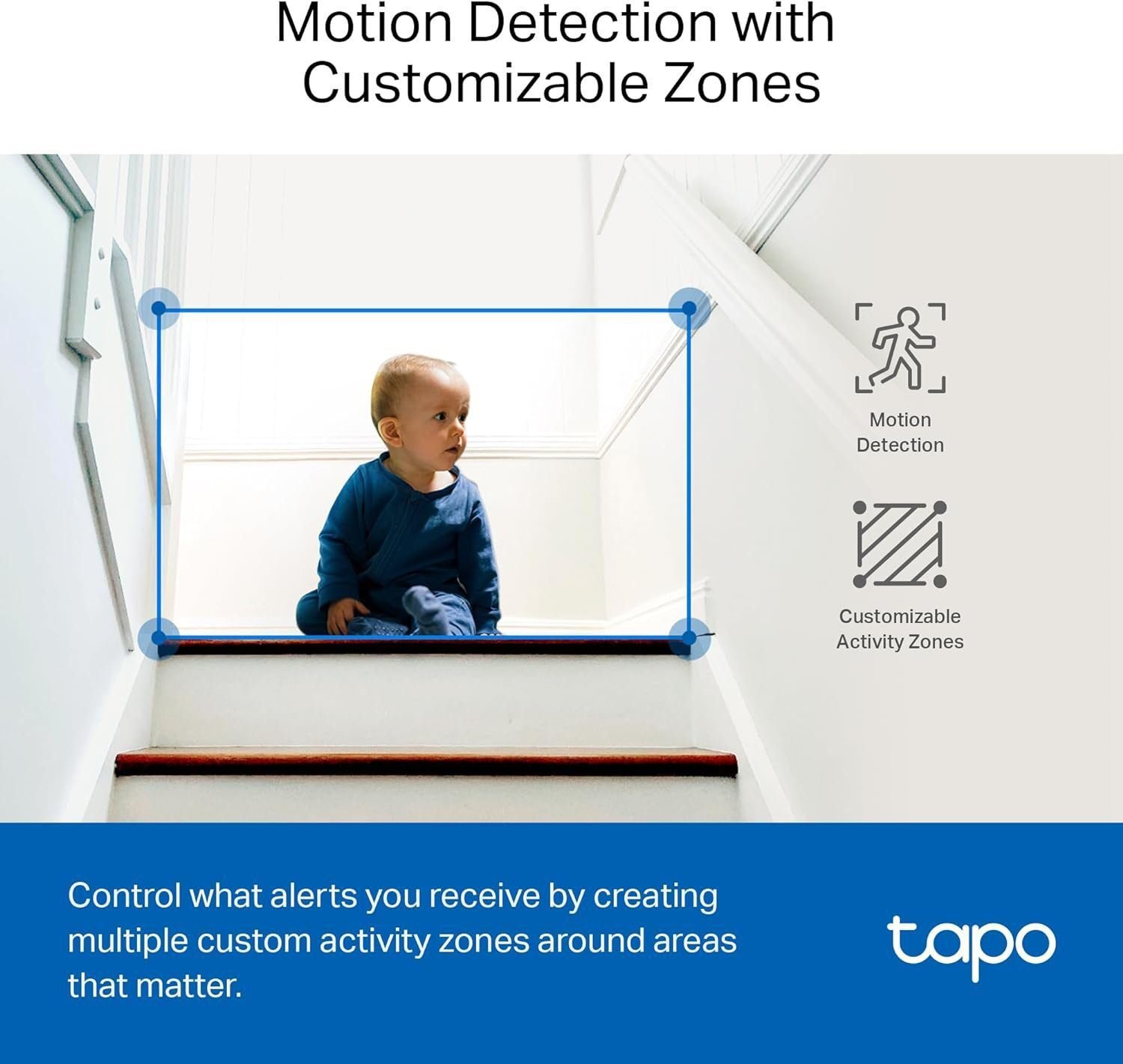 TP-Link Tapo Pan/Tilt Security Camera for Baby Monitor, Pet Camera w/ Motion Detection, 1080P, 2-Way Audio, Night Vision, Cloud  SD Card Storage, Works with Alexa  Google Home (Tapo C200)