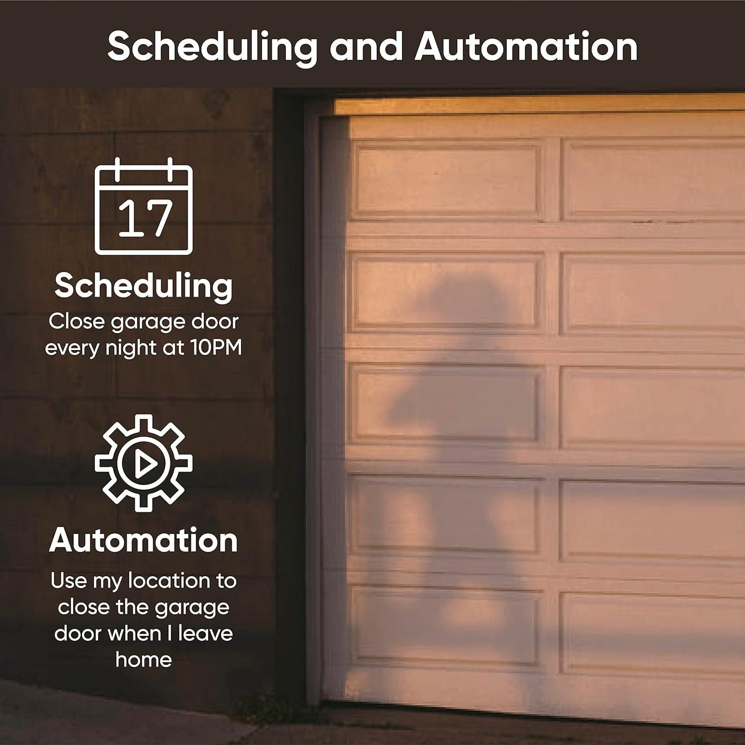 Wyze Smart Garage Door Opener w/built-in HD Video, Remotely Control Garage Door, 1080p HD Video w/Color Night Vision, Two-Way Audio Wyze Smart Garage Door Opener w/built-in HD Video, Remotely Control Garage Door, 1080p HD Video w/Color Night Vision, Two-Way Audio